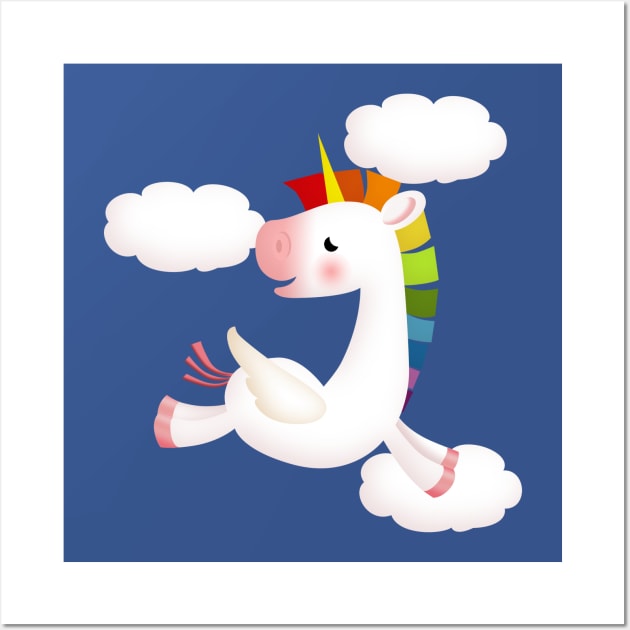 baby unicorn Wall Art by richhwalsh